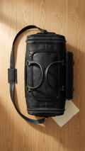 Frounder Alpha leather duffel bag in brown